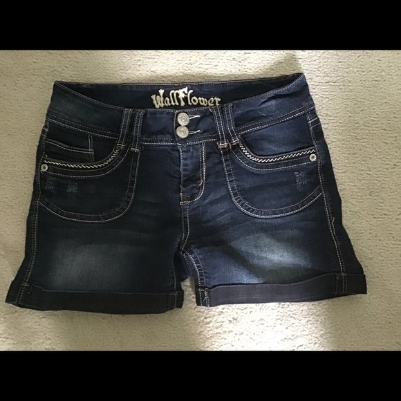 Wallflower Indigo denim shorts - Picture 1 of 9